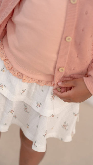 Little Dutch Baby Vestje Gebreid Rose Pink koop je bij Babywinkel