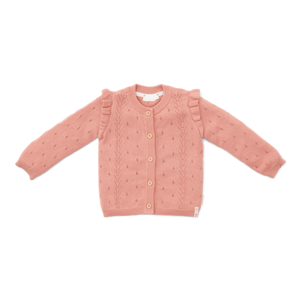 Little Dutch Baby Vestje Gebreid Rose Pink koop je bij Babywinkel