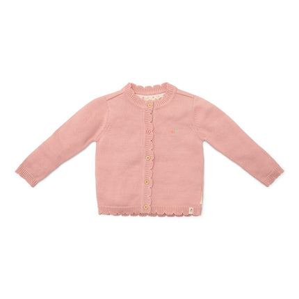 Little Dutch Baby Vestje Gebreid Soft Rose koop je bij Babywinkel