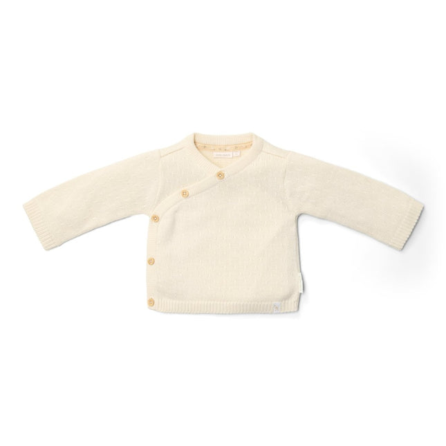 Little Dutch Baby Vestje Overslag Off White koop je bij Babywinkel