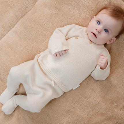 Little Dutch Baby Vestje Overslag Off White koop je bij Babywinkel