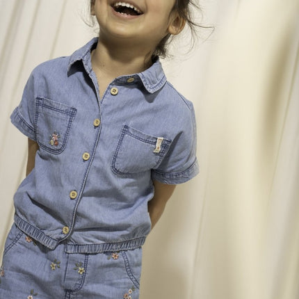 Little Dutch Babyblouse Denim koop je bij Babywinkel