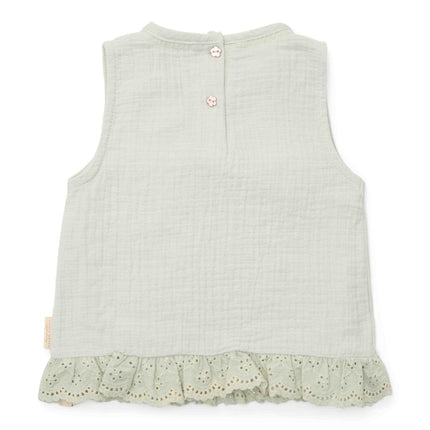 Little Dutch Babyblouse Fairy Mint Mouwloos koop je bij Babywinkel