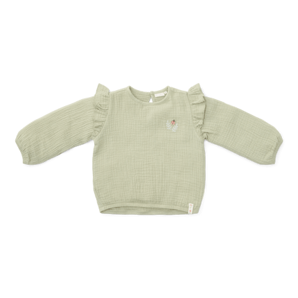Little Dutch Babyblouse Mousseline Grass Green koop je bij Babywinkel