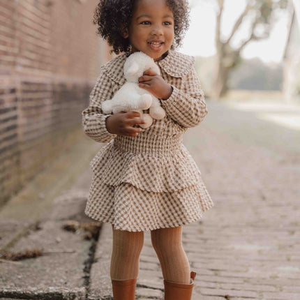 Little Dutch Babyblouse Winter Brown Check Girls koop je bij Babywinkel