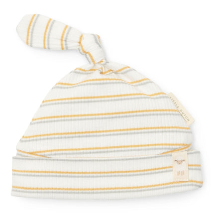 Little Dutch Babymutsje Met Knoop Streep koop je bij Babywinkel