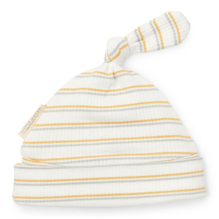 Little Dutch Babymutsje Met Knoop Streep koop je bij Babywinkel