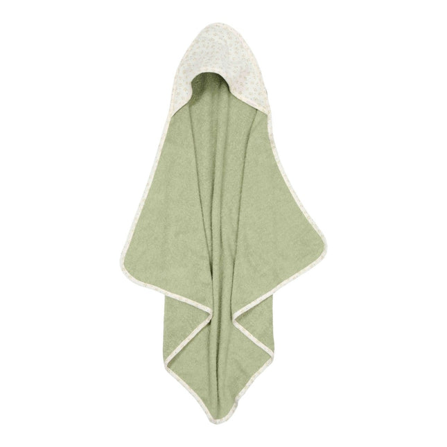 Little Dutch Badcape Baby Blueberry Leaves 100X100Cm koop je bij Babywinkel