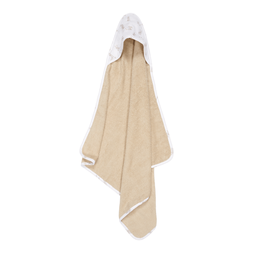 Little Dutch Badcape Baby Hydrofiel Baby Bunny 75X75cm koop je bij Babywinkel
