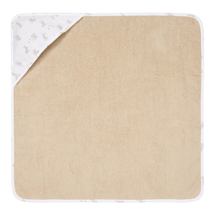 Little Dutch Badcape Baby Hydrofiel Baby Bunny 75X75cm koop je bij Babywinkel
