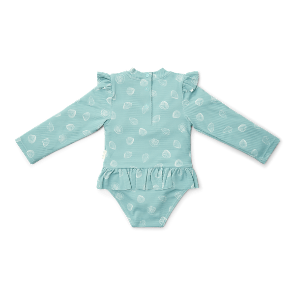 Little Dutch Badpak Kind Ocean Treasures Surf Blue Lange Mouwen koop je bij Babywinkel
