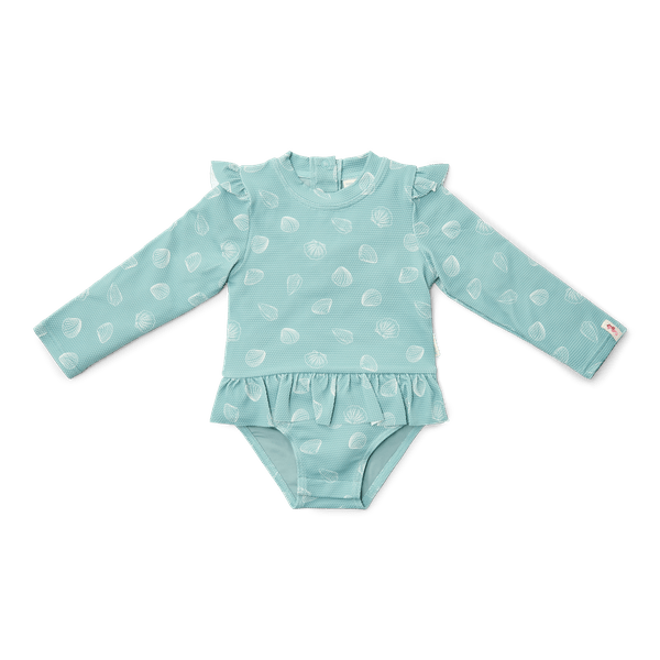 Little Dutch Badpak Kind Ocean Treasures Surf Blue Lange Mouwen koop je bij Babywinkel