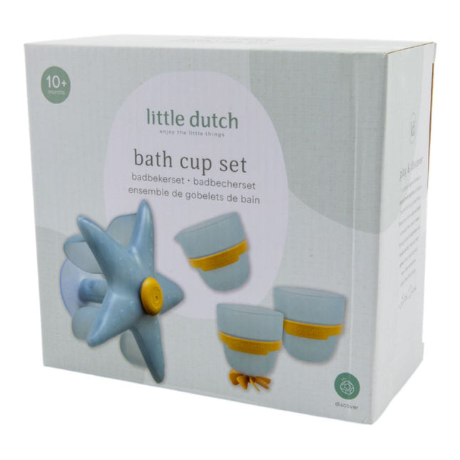 Little Dutch Badspeelgoed Bekers Zeester koop je bij Babywinkel