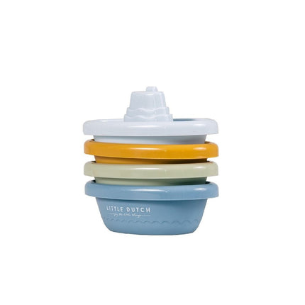 Little Dutch Badspeelgoed Bootjes Blauw koop je bij Babywinkel