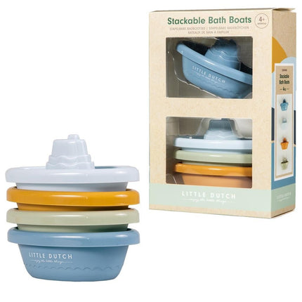 Little Dutch Badspeelgoed Bootjes Blauw koop je bij Babywinkel