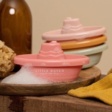 Little Dutch Badspeelgoed Bootjes Roze koop je bij Babywinkel