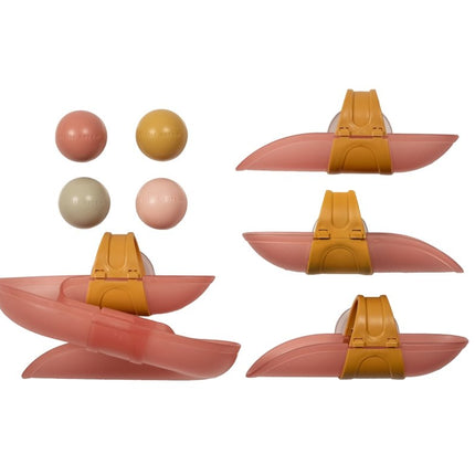 Little Dutch Badspeelgoed Waterbaan Roze 8 Delig koop je bij Babywinkel