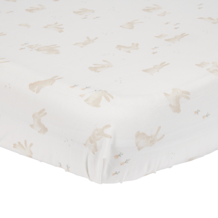 Little Dutch Hoeslaken Ledikant Wit Baby Bunny koop je bij Babywinkel