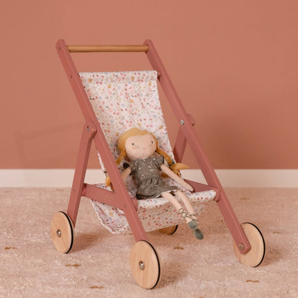 Little Dutch Houten Speelgoed Poppen Buggy koop je bij Babywinkel