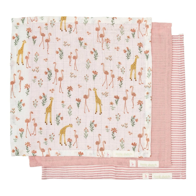 Little Dutch Monddoekje Blooming Safari 3St koop je bij Babywinkel