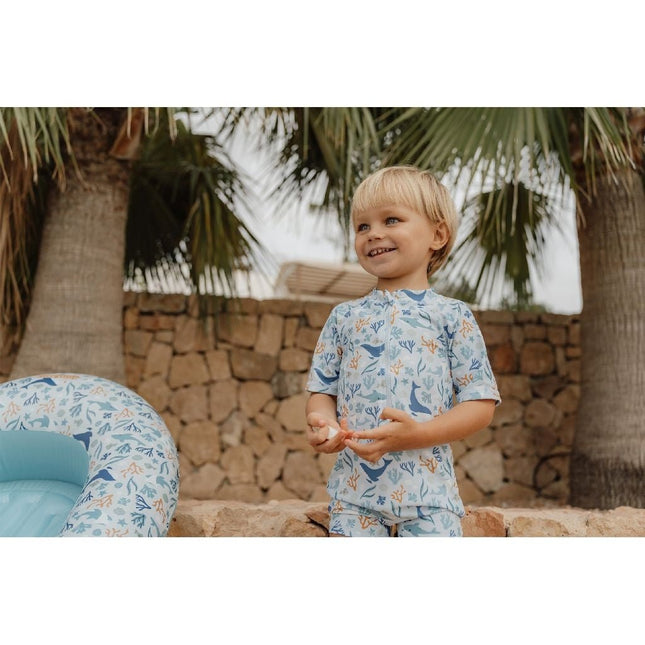 Little Dutch Opblaasboot Ocean Dreams Blue 100X67cm koop je bij Babywinkel