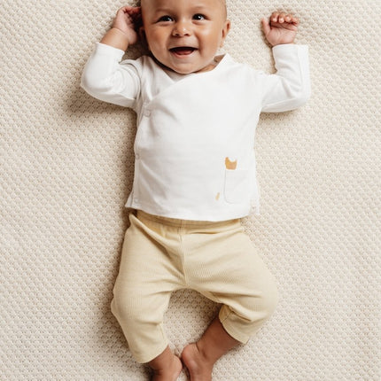 Little Dutch Overslag Shirt Baby Lange Mouw Off White koop je bij Babywinkel
