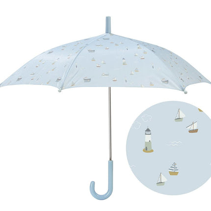 Little Dutch Paraplu Sailors Bay 57cm koop je bij Babywinkel