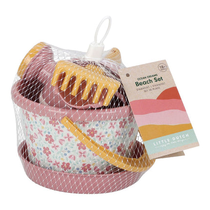 Little Dutch Zandbak Speelgoed Pink Flower 5 Delig 9,5Cm koop je bij Babywinkel