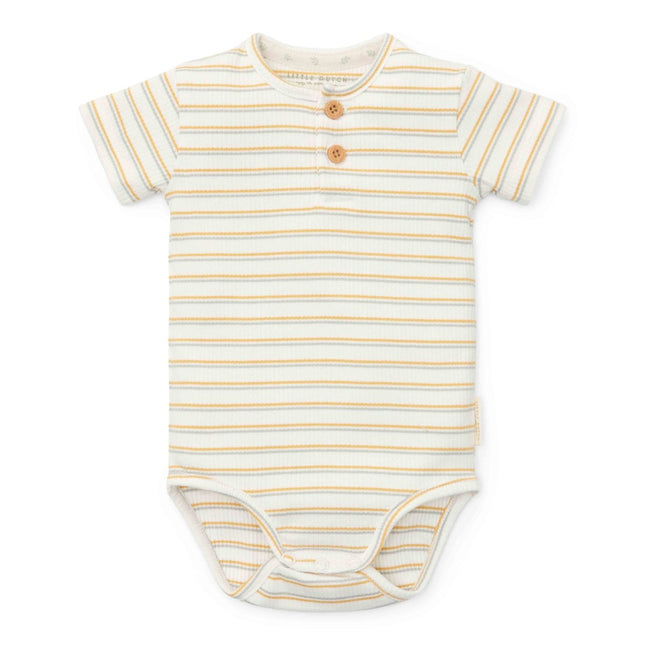 Little Dutch Romper Multi Streep Korte Mouw koop je bij Babywinkel