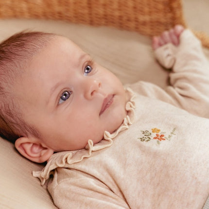 Little Dutch Romper Sand Melee Lange Mouw koop je bij Babywinkel