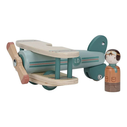 Little Dutch Speelgoed Vliegtuig Hout koop je bij Babywinkel