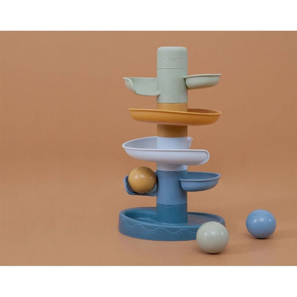Little Dutch Stapeltoren Blauw met Ballen koop je bij Babywinkel