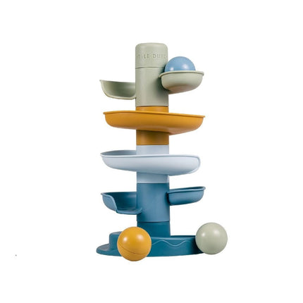 Little Dutch Stapeltoren Blauw met Ballen koop je bij Babywinkel
