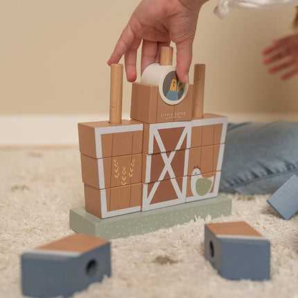 Little Dutch Stapeltoren Boerderijhuis Little Farm koop je bij Babywinkel