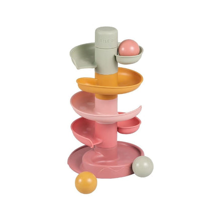 Little Dutch Stapeltoren Roze met Ballen koop je bij Babywinkel
