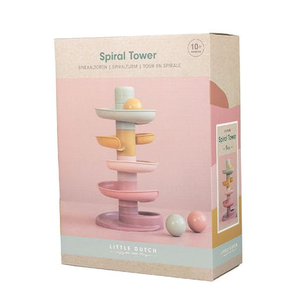 Little Dutch Stapeltoren Roze met Ballen koop je bij Babywinkel