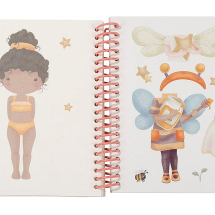 Little Dutch Stickerboek Aankleedboek Rosa En Friends koop je bij Babywinkel