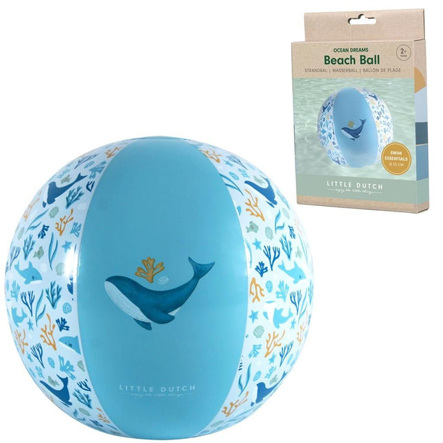 Little Dutch Strandbal Ocean Dreams Blue koop je bij Babywinkel