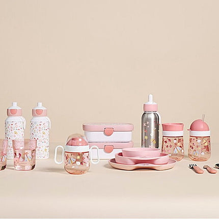 Little Dutch Thermosfles Flip - Up Campus 350ml Flowers & Butterflies koop je bij Babywinkel