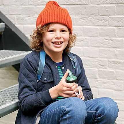 Little Dutch Thermosfles Flip - Up Campus 350ml Flowers & Butterflies koop je bij Babywinkel