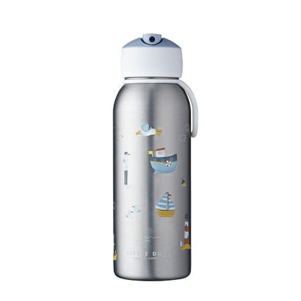 Little Dutch Thermosfles Flip - Up Campus 350ml Sailors Bay koop je bij Babywinkel