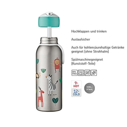 Little Dutch Thermosfles Flip - Up Campus 350ml Sailors Bay koop je bij Babywinkel