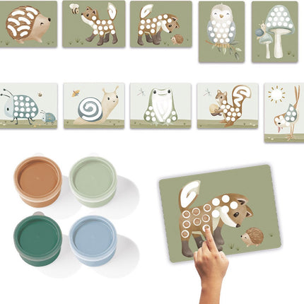 Little Dutch Vingerverf Set Forest Friends koop je bij Babywinkel