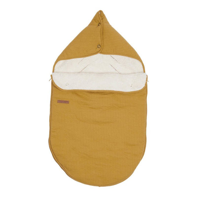 Little Dutch Voetenzak Autostoeltje 0+ Pure Ochre koop je bij Babywinkel