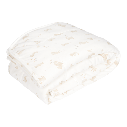 Little Dutch Wiegdeken Wit Baby Bunny koop je bij Babywinkel