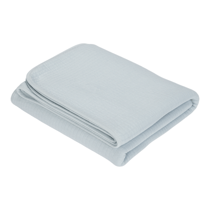 Little Dutch Wiegdeken Zomer Pure Soft Blue koop je bij Babywinkel
