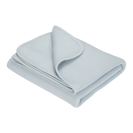 Little Dutch Wiegdeken Zomer Pure Soft Blue koop je bij Babywinkel