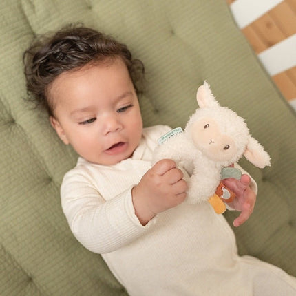 Little Dutch Zachte Ringrammelaar Schaap Little Farm koop je bij Babywinkel