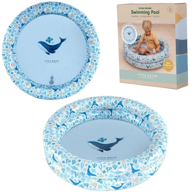 Little Dutch Zwembad Ocean Dreams Blue 80cm koop je bij Babywinkel