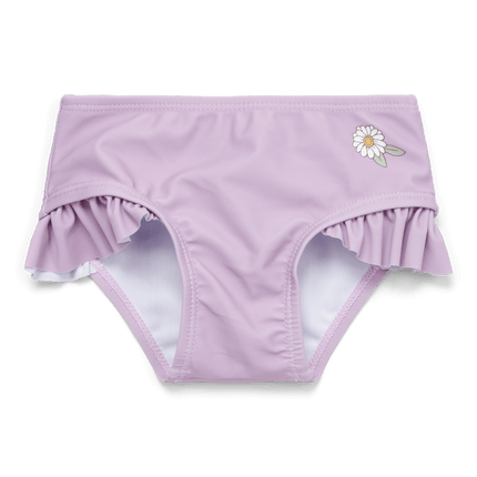 Little Dutch Zwembroek Kind Ruches Mauve koop je bij Babywinkel